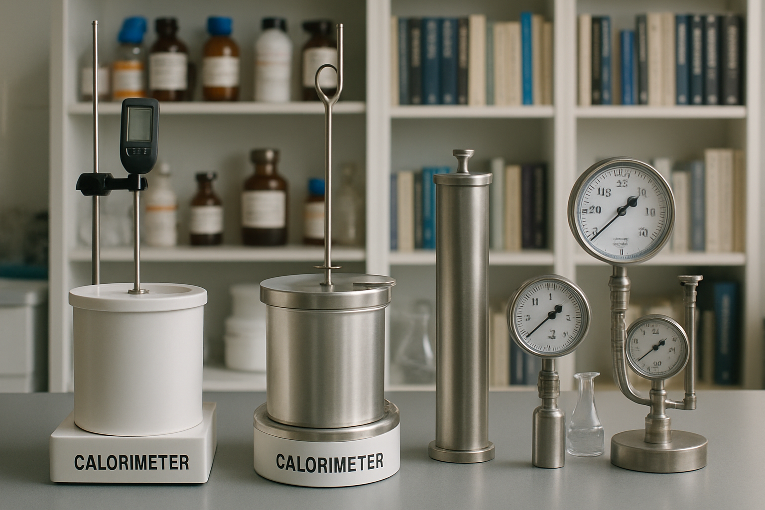 Laboratory instruments for measuring thermodynamic properties in pharmaceutical research.